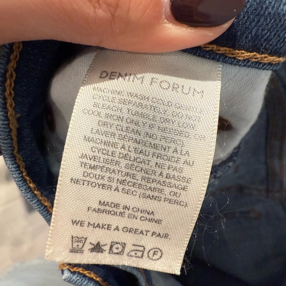 Aritzia Denim Forum The Lola Mid Rise Skinny 28L Jeans size 27 - Picture 9 of 10